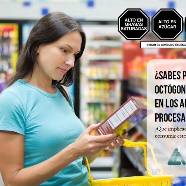 octogonos de advertencia en los alimentos procesados